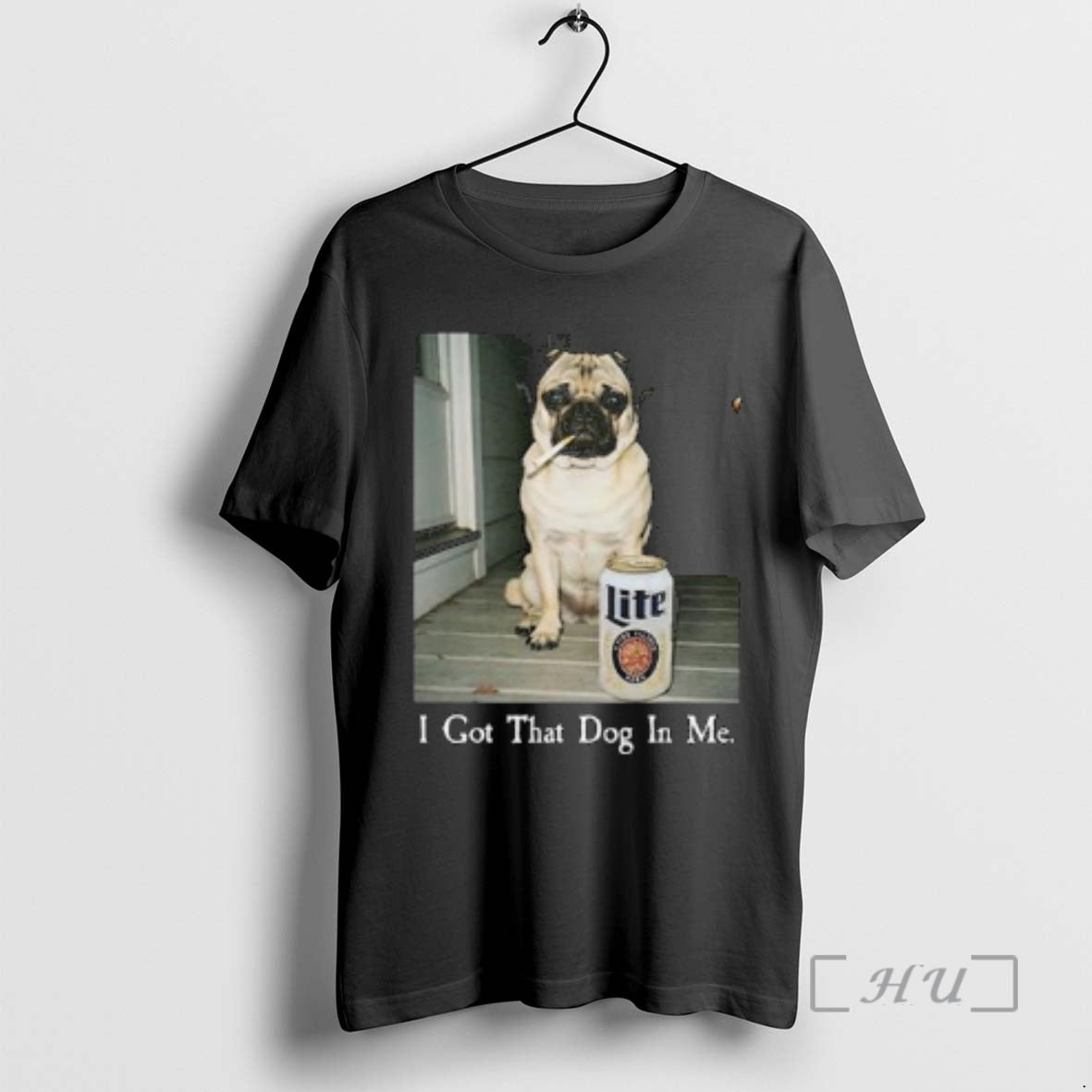 Officials I Got That Dog In Me Pug Lite Beer Circle Black Premium T Shirts Hoodie, Sweatshirt | ZylaModa.com