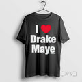 Officials I Heart Drake Maye In Love T-Shirts, Hoodie, Sweatshirt | ZylaModa.com