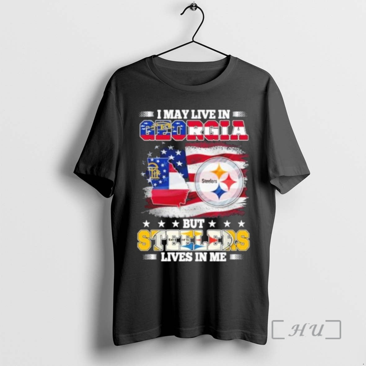 Officials I May Live In Georgia But Steelers Lives In Me Premium T Shirts Sweater Hoodie, Sweatshirt | ZylaModa.com