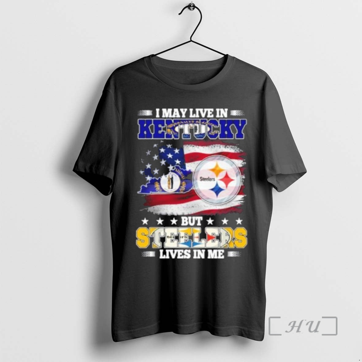 Officials I May Live In Kentucky But Steelers Lives In Me Premium T Shirts Sweater Hoodie, Sweatshirt | ZylaModa.com