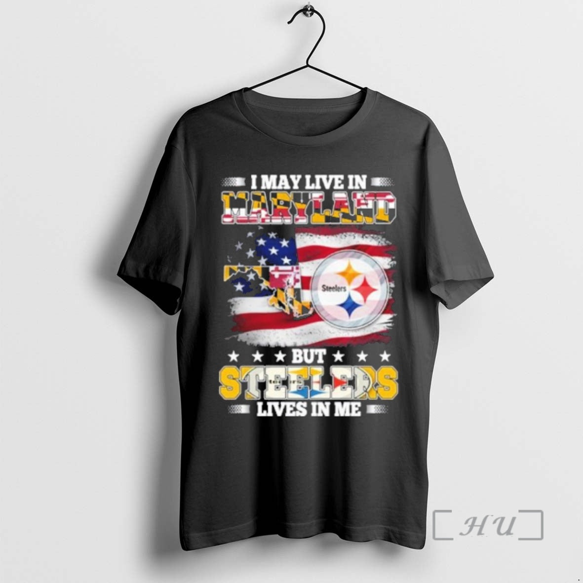 Officials I May Live In Maryland But Steelers Lives In Me Premium T Shirts Sweater Hoodie, Sweatshirt | ZylaModa.com