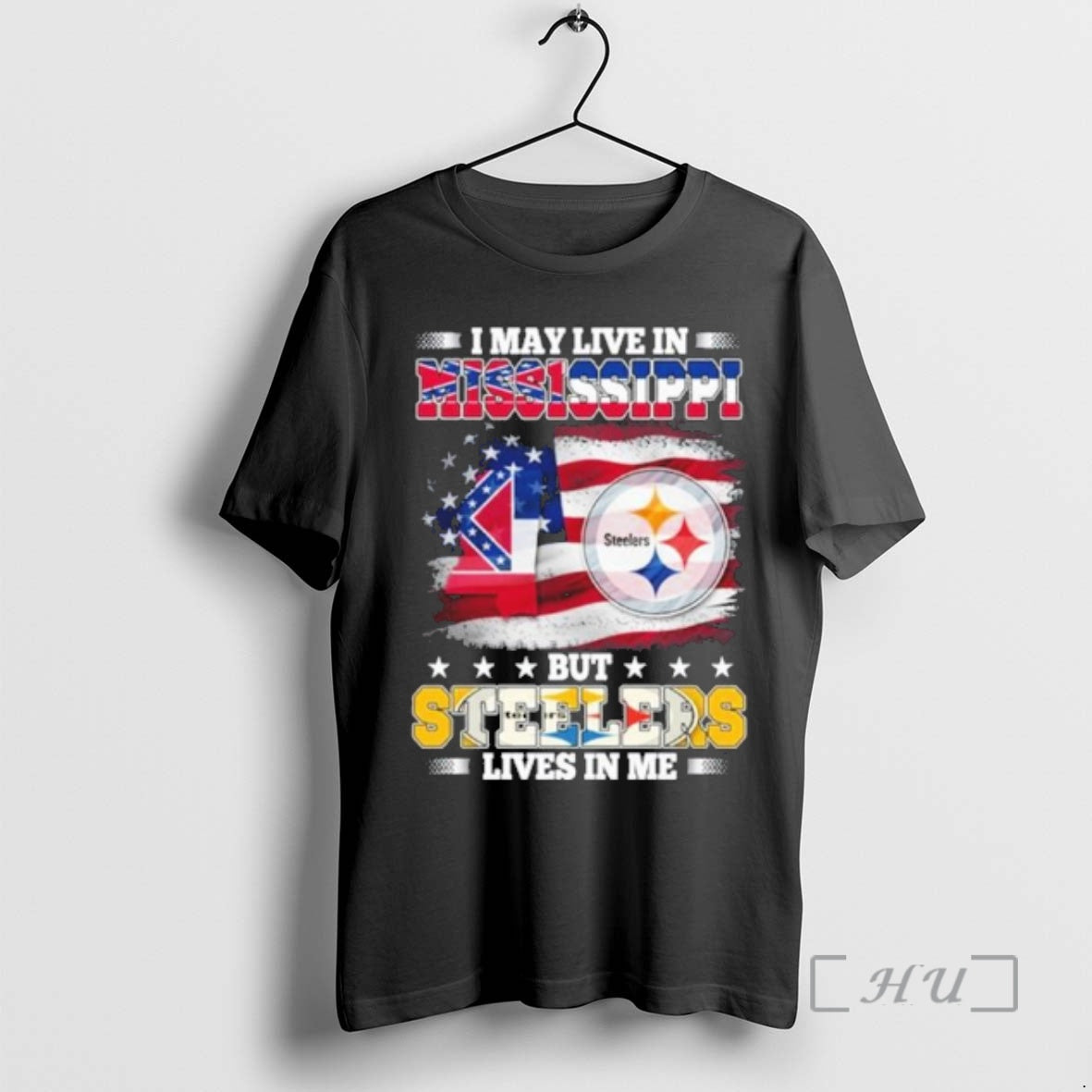Officials I May Live In Mississippi But Steelers Lives In Me Premium T Shirts Sweater Hoodie, Sweatshirt | ZylaModa.com
