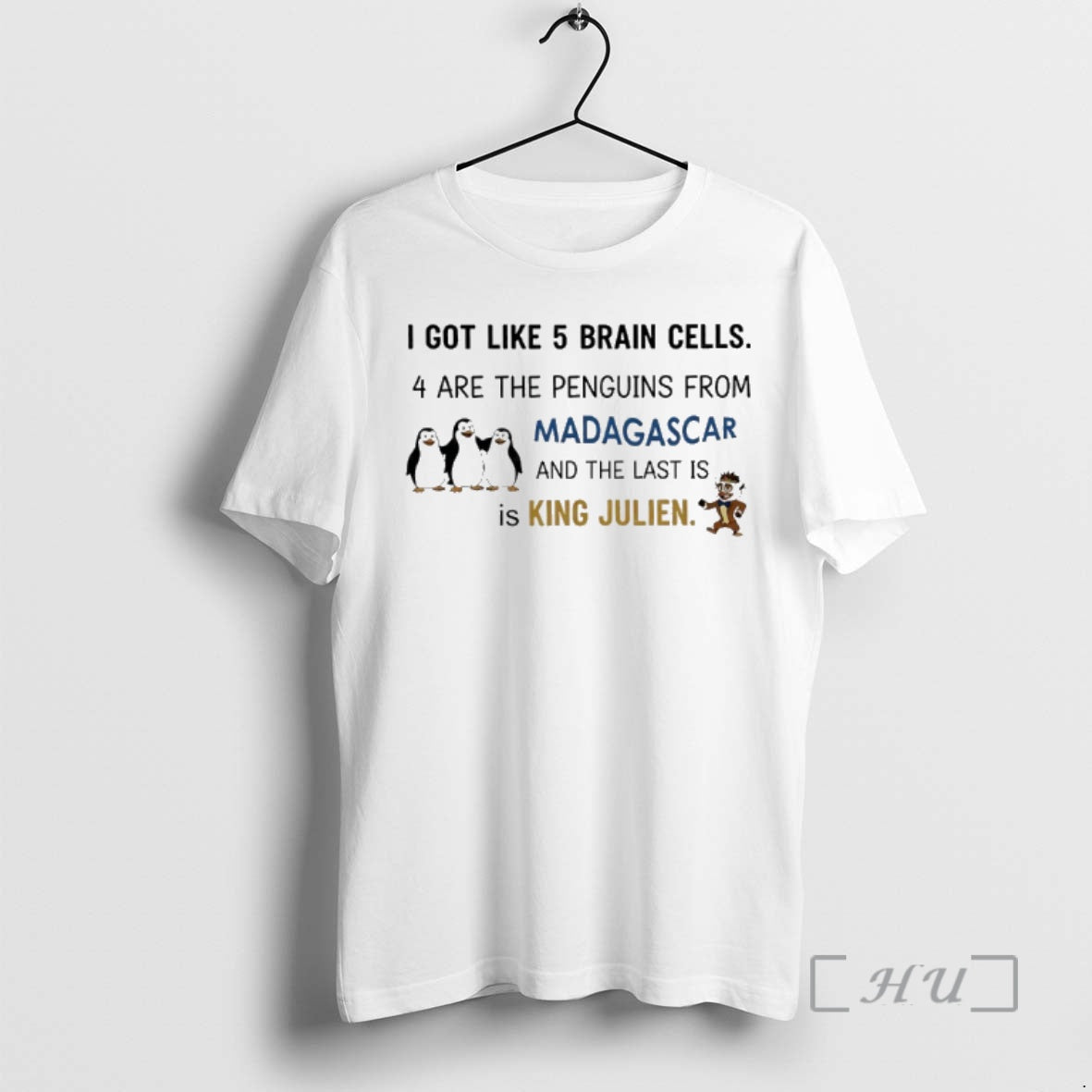 Officials I Got Like 5 Brain Cells 4 Are The Penguins From Madagascar And The T-Shirts, Hoodie, Sweatshirt | ZylaModa.com