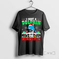 Officials I Want A Dolphin For Christmas T-Shirts, Hoodie, Sweatshirt | ZylaModa.com