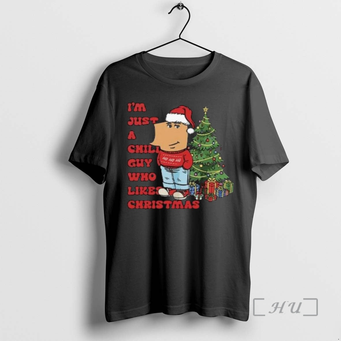 Officials Im Just A Chill Guy Who Likes Christmas 2025 Circle Black Premium T Shirts Hoodie, Sweatshirt | ZylaModa.com