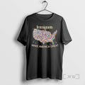 Officials Immigrants Make America Great Us Map T-Shirts, Hoodie, Sweatshirt | ZylaModa.com