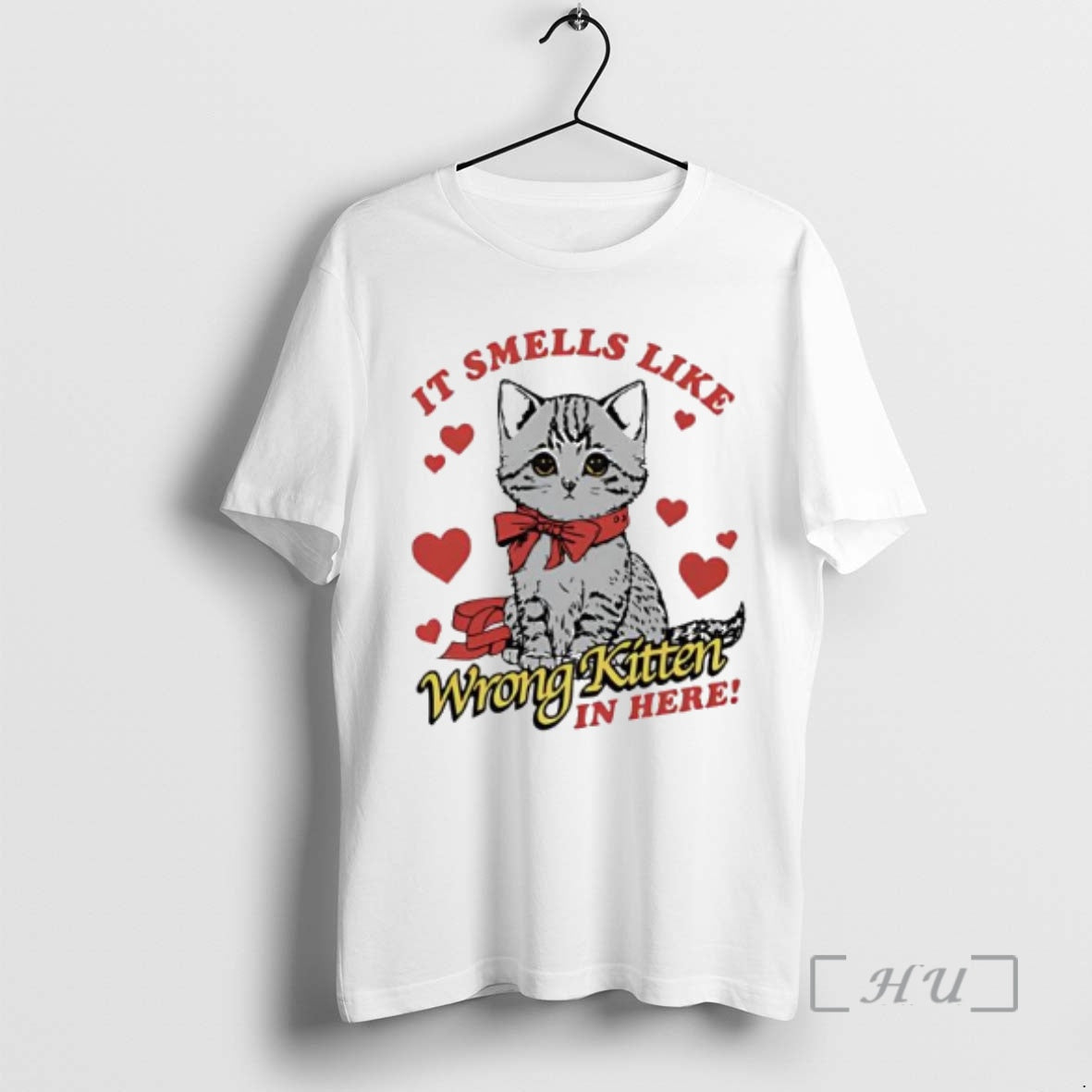 Officials It Smells Like Wrong Kitten In Here Cat T-Shirts, Hoodie, Sweatshirt | ZylaModa.com