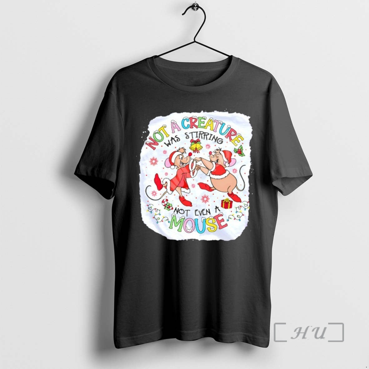 Officials Jaq And Gus Not A Creature Was Stirring Not Even A Mouse Premium T-Shirts, Hoodie, Sweatshirt | ZylaModa.com