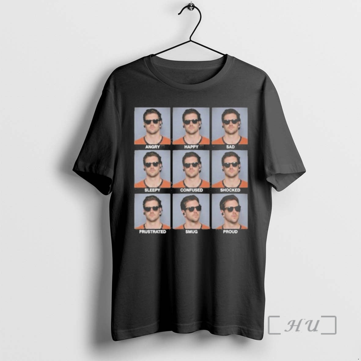 Officials Jarrett Stidham Emotions Angry Happy Sad T-Shirts, Hoodie, Sweatshirt | ZylaModa.com