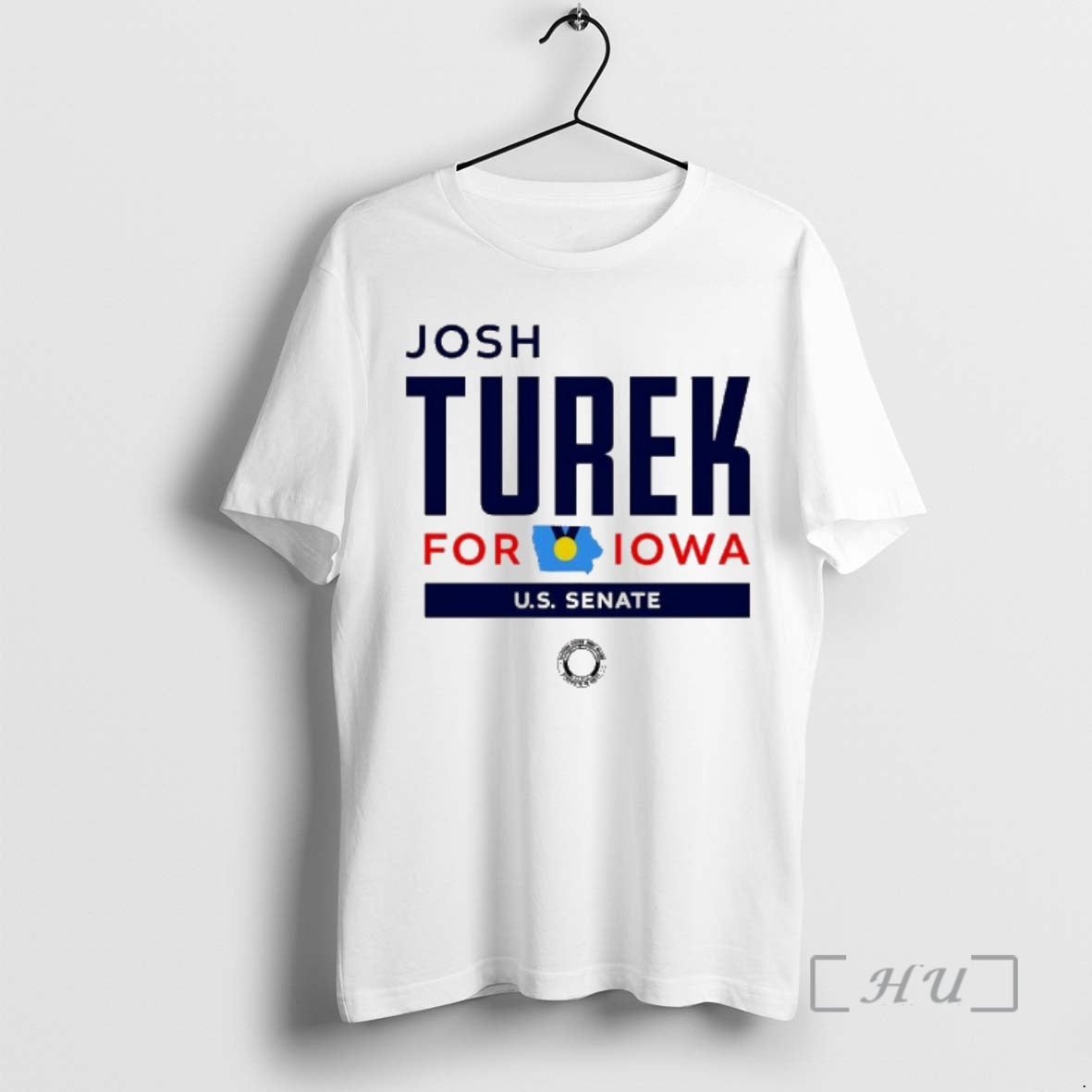 Officials Josh Turek For Iowa Square Logo T-Shirts, Hoodie, Sweatshirt | ZylaModa.com
