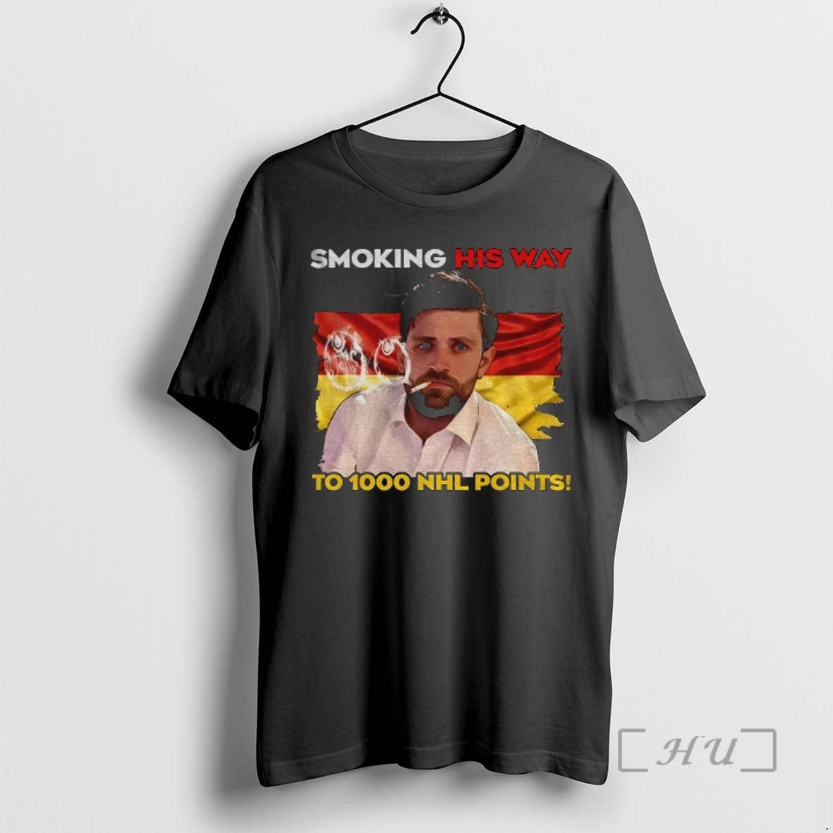 Officials Leon Draisaitl Smoking His Way To 1000 Points Funny Meme Premium T Shirts Sweater Hoodie, Sweatshirt | ZylaModa.com