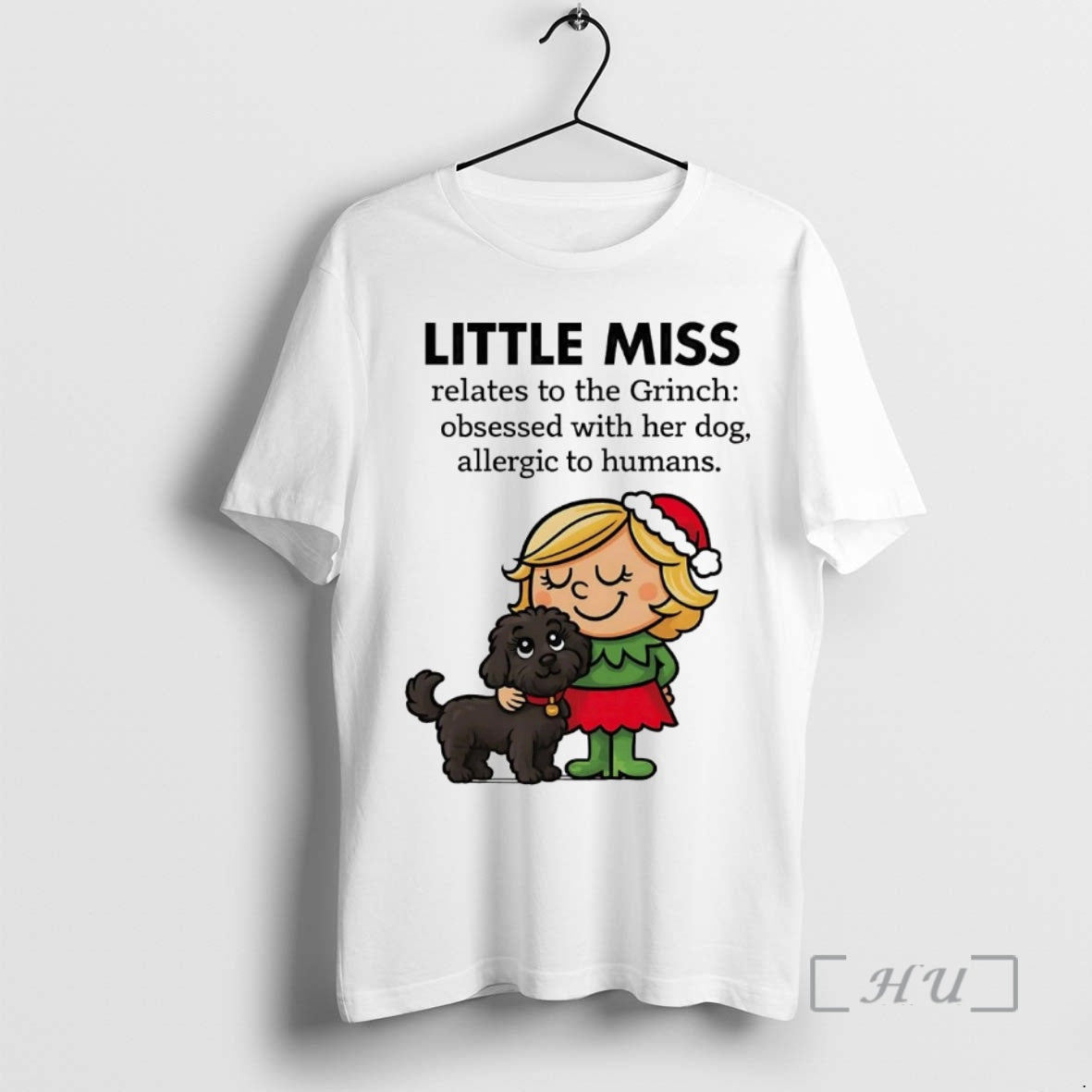 Officials Little Miss Relates To The Grinch Obsessed With Her Dog Premium T Shirts Sweater Hoodie, Sweatshirt | ZylaModa.com