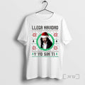 Officials Llega Navidad Y Yo Sin Ti Ugly Christmas Music Lover Premium T Shirts Sweater Hoodie, Sweatshirt | ZylaModa.com