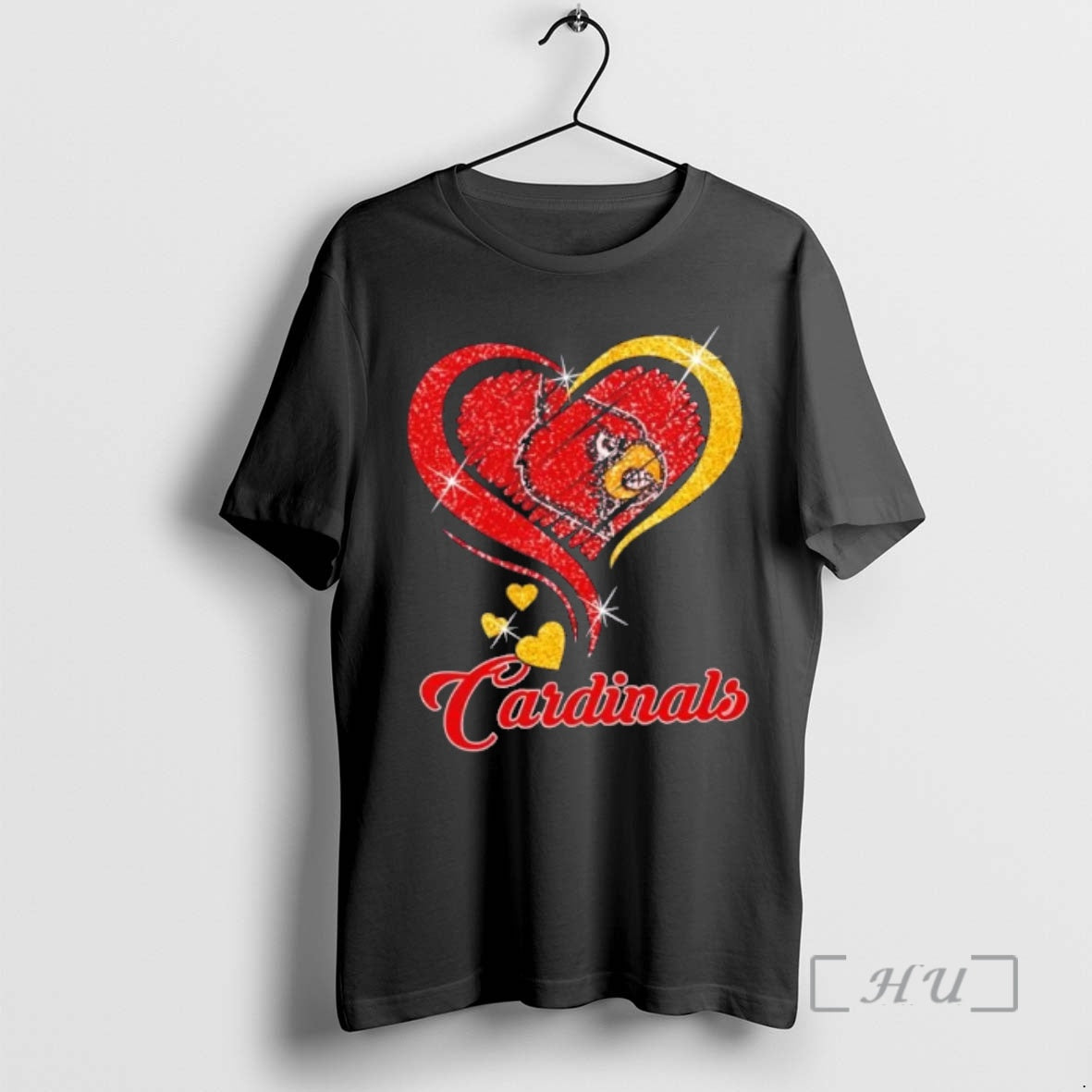 Officials Louisville Cardinals Football In Glitter Heart Fans T-Shirts, Hoodie, Sweatshirt | ZylaModa.com