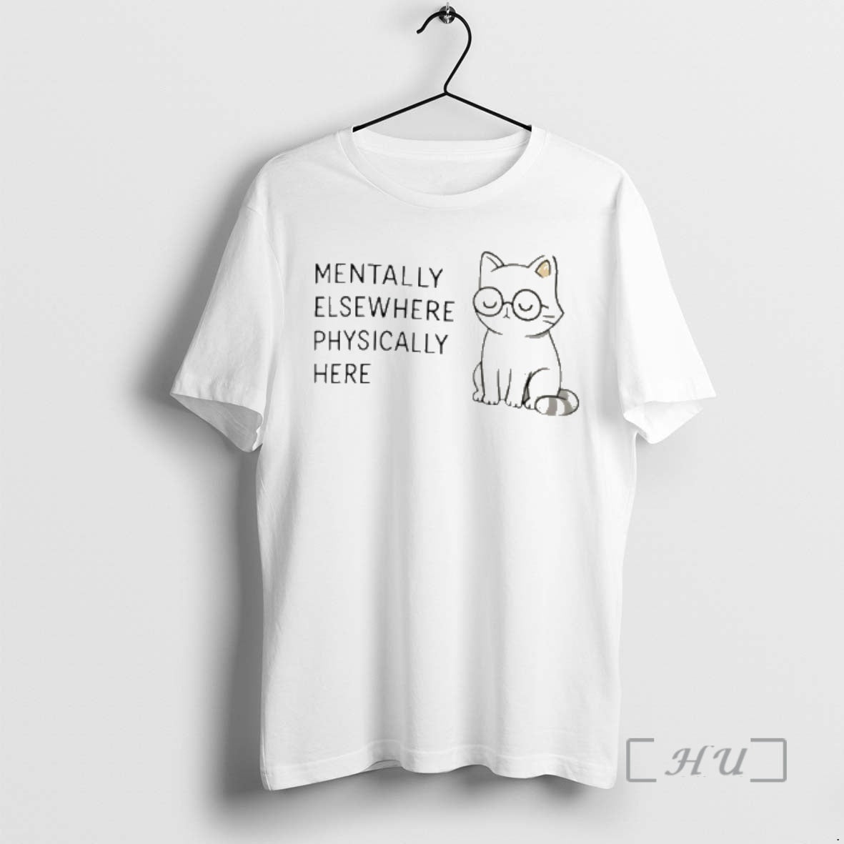 Officials Mentally Elsewhere Physically Here Cat T-Shirts, Hoodie, Sweatshirt | ZylaModa.com