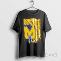 Officials Michigan Wolverines Football X American Flag T-Shirts, Hoodie, Sweatshirt | ZylaModa.com