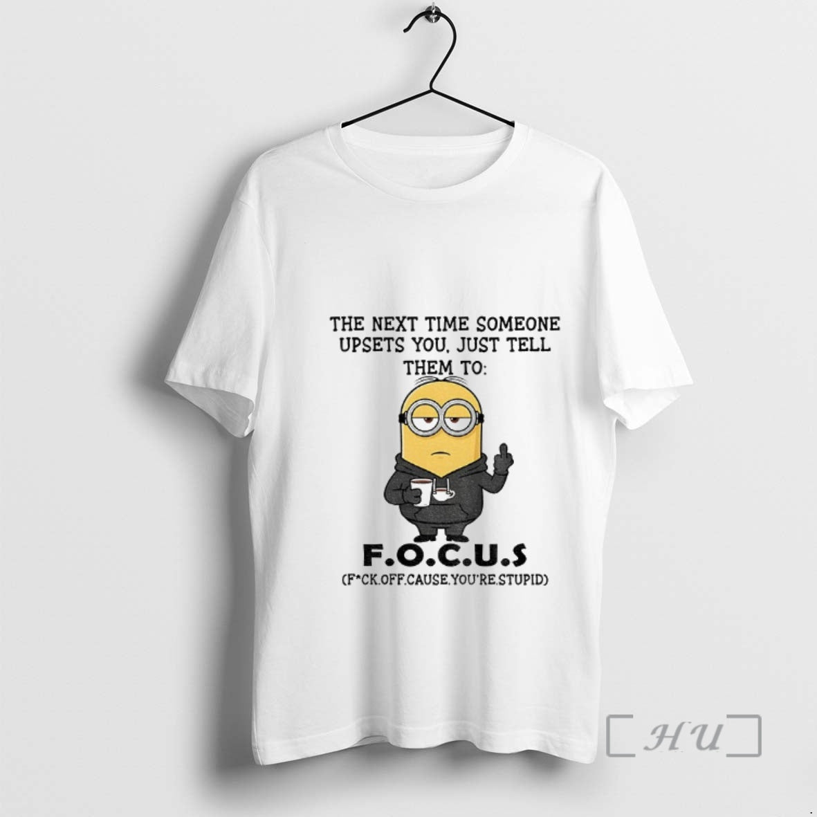 Officials Minion Middle Finger The Next Time Someone Upsets You Just Tell Them To T-Shirts, Hoodie, Sweatshirt | ZylaModa.com