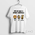 Officials Minion My Ex Has 3 Spirit Animals Lion Ass Cheetah Premium T Shirts Sweater Hoodie, Sweatshirt | ZylaModa.com