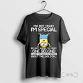 Officials Minions Im Not Crazy Im Special No Wait Maybe Im Crazy One Second T-Shirts, Hoodie, Sweatshirt | ZylaModa.com