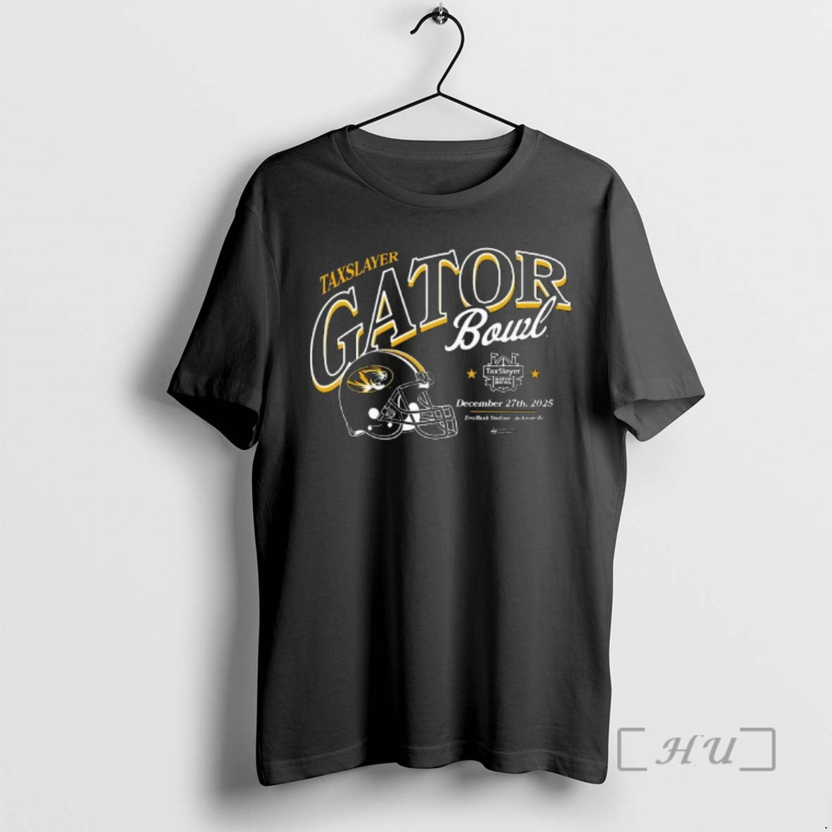 Officials Missouri Tigers 2025 Taxslayer Gator Bowl Dec 27th 2025 Helmet Premium T Shirts Sweater Hoodie, Sweatshirt