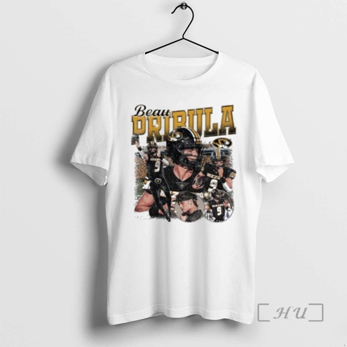 Officials Mizzou Tigers Nil Beau Pribula 9 Player Circle White T-Shirts, Hoodie, Sweatshirt | ZylaModa.com