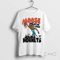 Officials Moussa Diabate Moose Is On The Loose Caricature Charlotte Hornets Premium T Shirts Sweater Hoodie, Sweatshirt