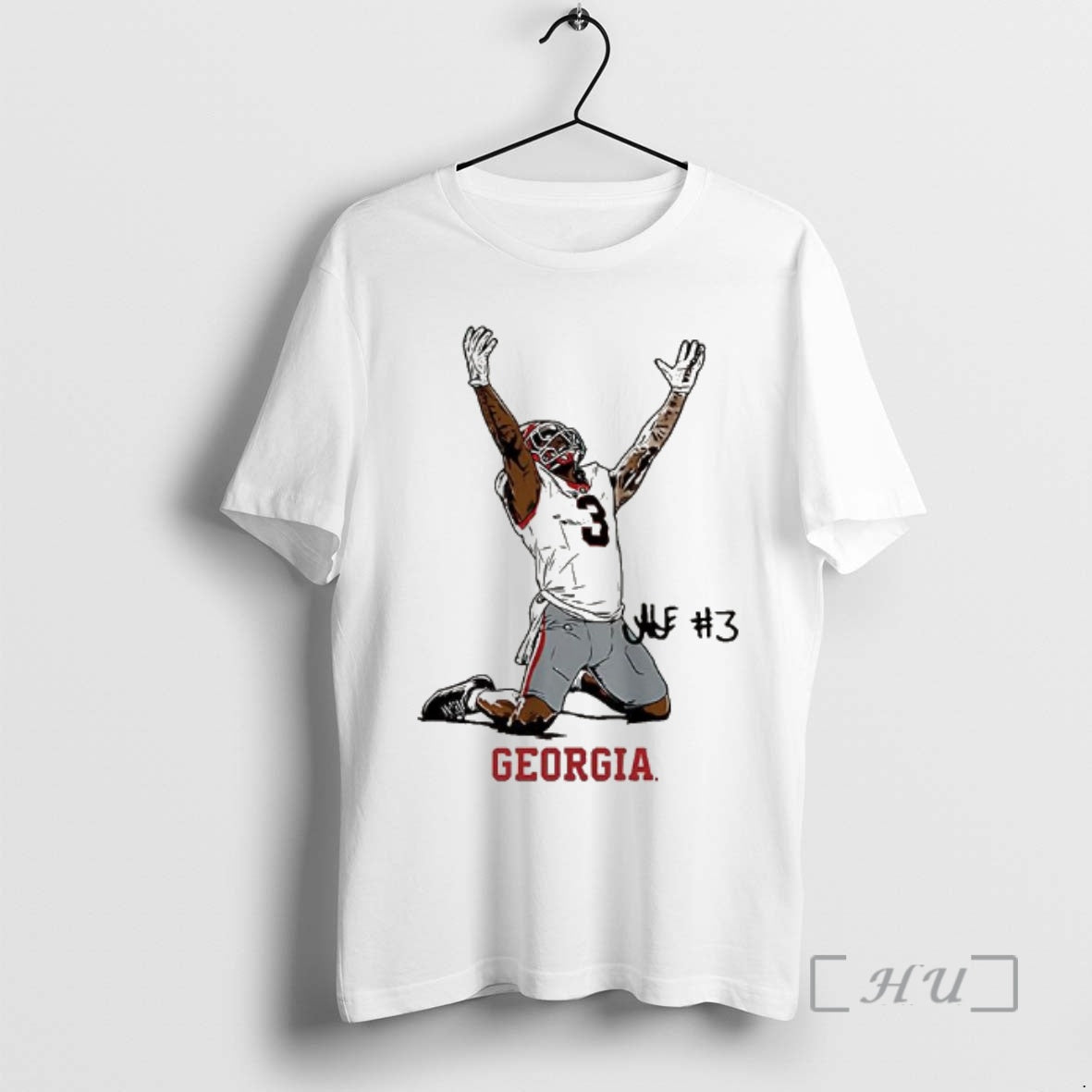 Officials Nate Frazier Georgia Bulldogs Football End Zone Celebration Signature T-Shirts, Hoodie, Sweatshirt | ZylaModa.com