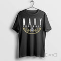 Officials Navy Midshipmen Football Us Naval Academy Logo Circle Black T-Shirts, Hoodie, Sweatshirt | ZylaModa.com