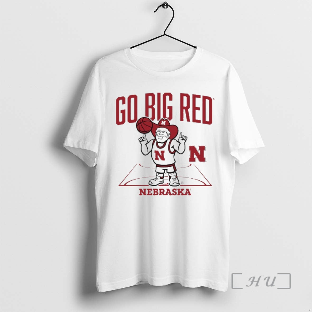 Officials Nebraska Huskers Basketball Go Big Red Herbie Mascot T-Shirts, Hoodie, Sweatshirt | ZylaModa.com