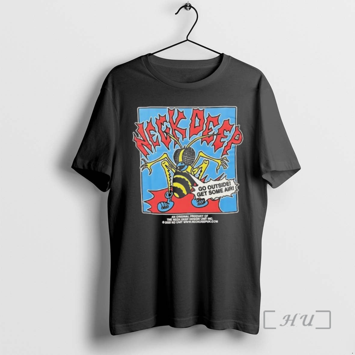 Officials Neck Deep Go Outside Get Some Air Graphic T-Shirts, Hoodie, Sweatshirt | ZylaModa.com