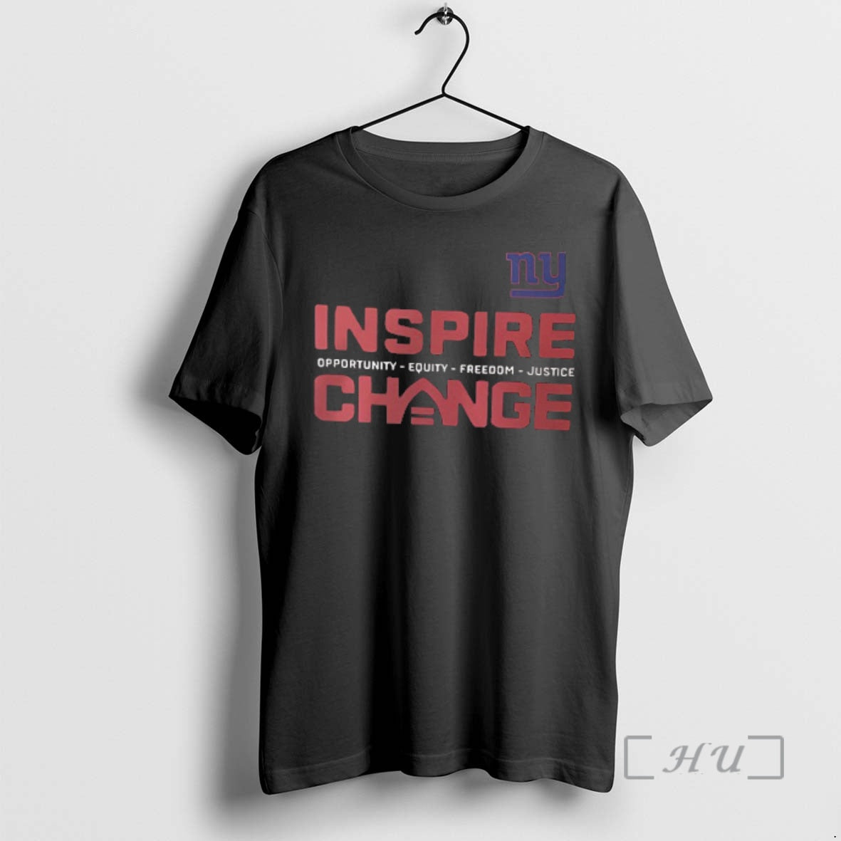 Officials New York Giants Inspire Change Gians Opportunity Equity Freedom Justice 2 Sided Premium T-Shirts, Hoodie,...