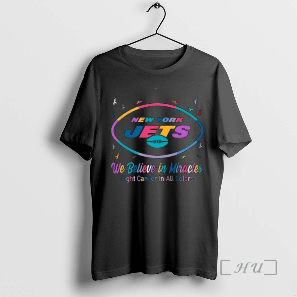 Officials New York Jets We Believe In Miracles Fight Cancer In All Colors Premium T-Shirts, Hoodie, Sweatshirt | ZylaModa.com