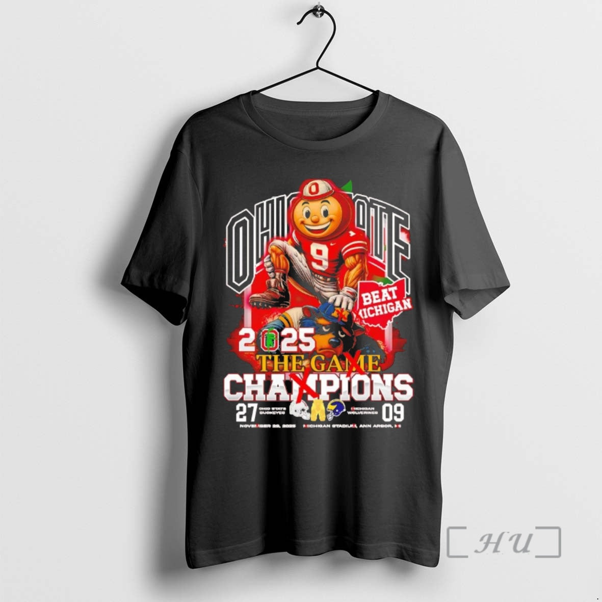 Officials Ohio State Beat Michigan 2025 The Game Champions Christmas Chriast Premium T Shirts Sweater Hoodie, Sweatshirt