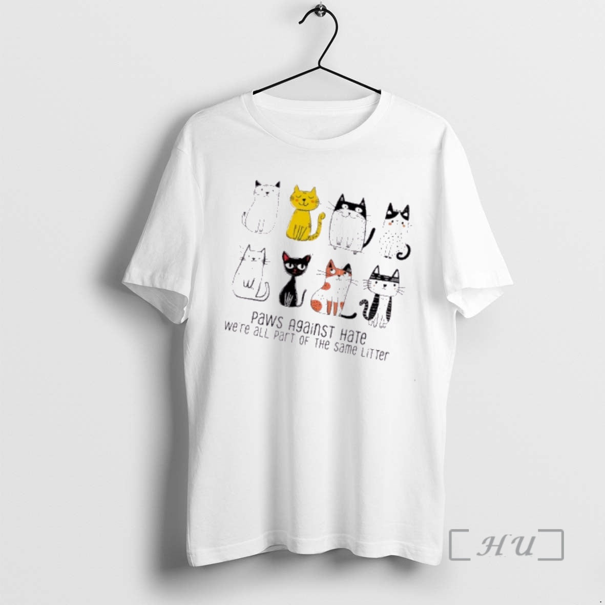 Officials Paws Against Hate Were All Part Of The Same Litter Cats Premium T Shirts Hoodie, Sweatshirt | ZylaModa.com