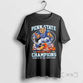Officials Penn State Nittany Lions Beat Clemson Tigers Pinstripe Bowl Champions 2025 Premium T Shirts Hoodie, Sweatshirt