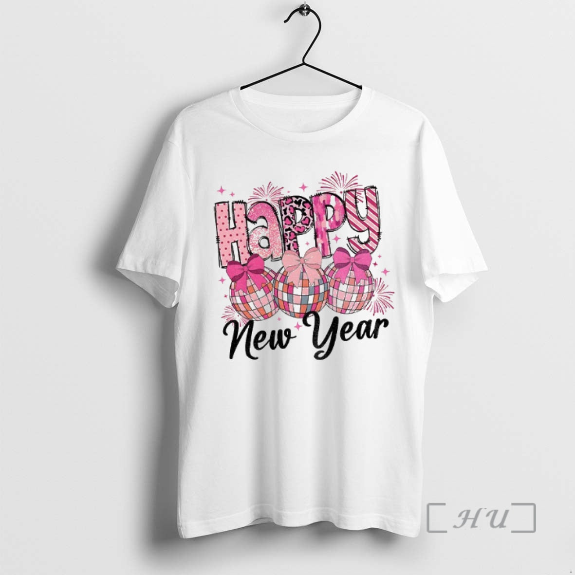 Officials Pink Coquette Bow Happy New Year 2026 T-Shirts, Hoodie, Sweatshirt | ZylaModa.com