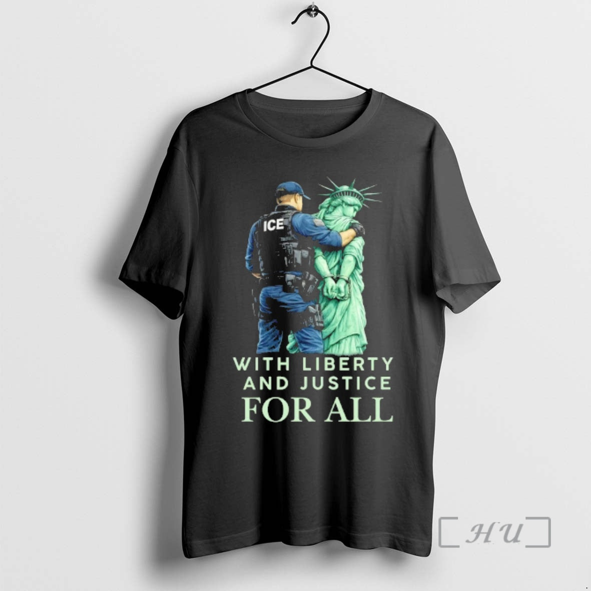 Officials Police Ice With Liberty And Justice For All T-Shirts, Hoodie, Sweatshirt | ZylaModa.com