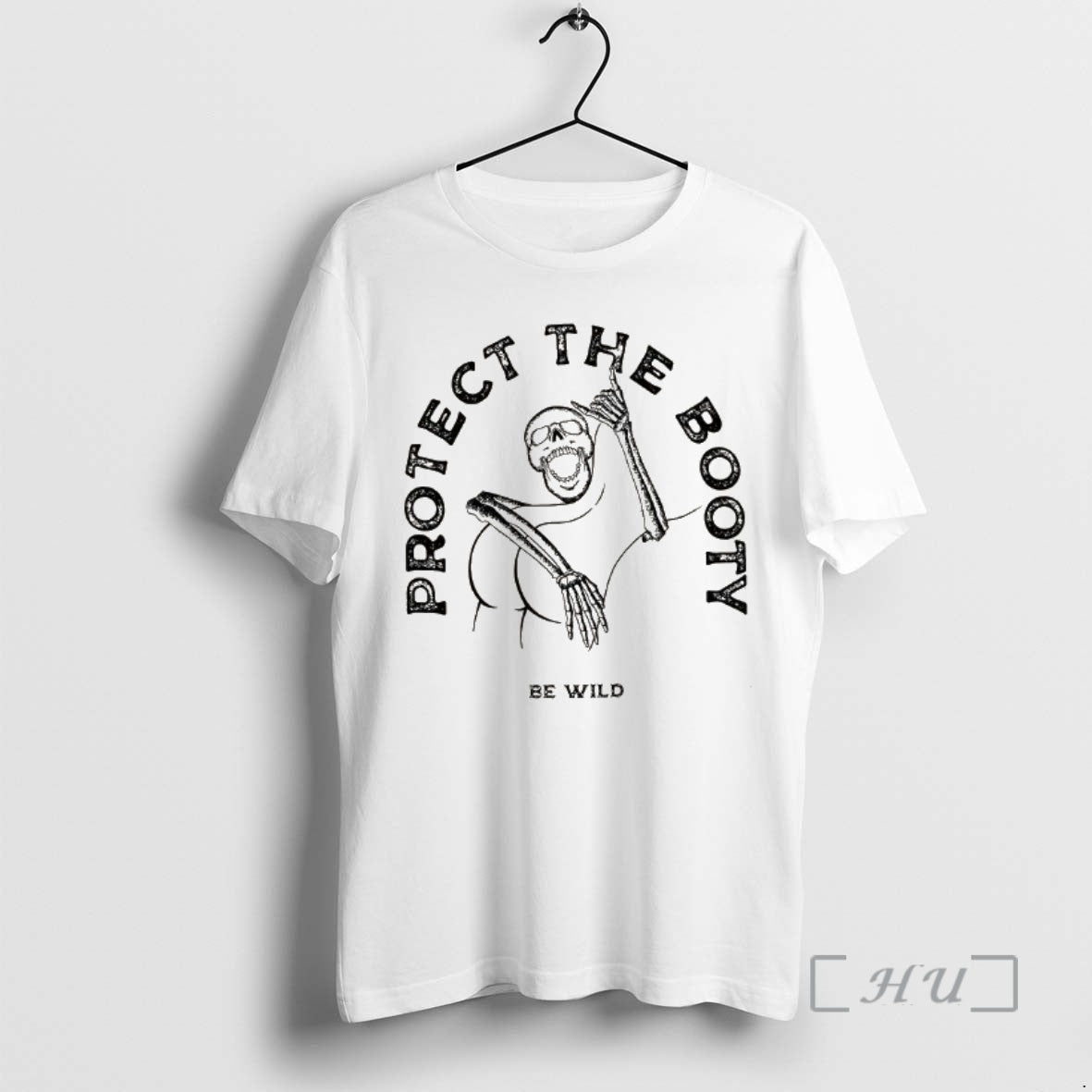 Officials Protect The Booty Be Wild Skeleton Meme T-Shirts, Hoodie, Sweatshirt | ZylaModa.com