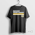 Officials Quinn Hughes Your Daddy Minnesota Ornaments T-Shirts, Hoodie, Sweatshirt | ZylaModa.com