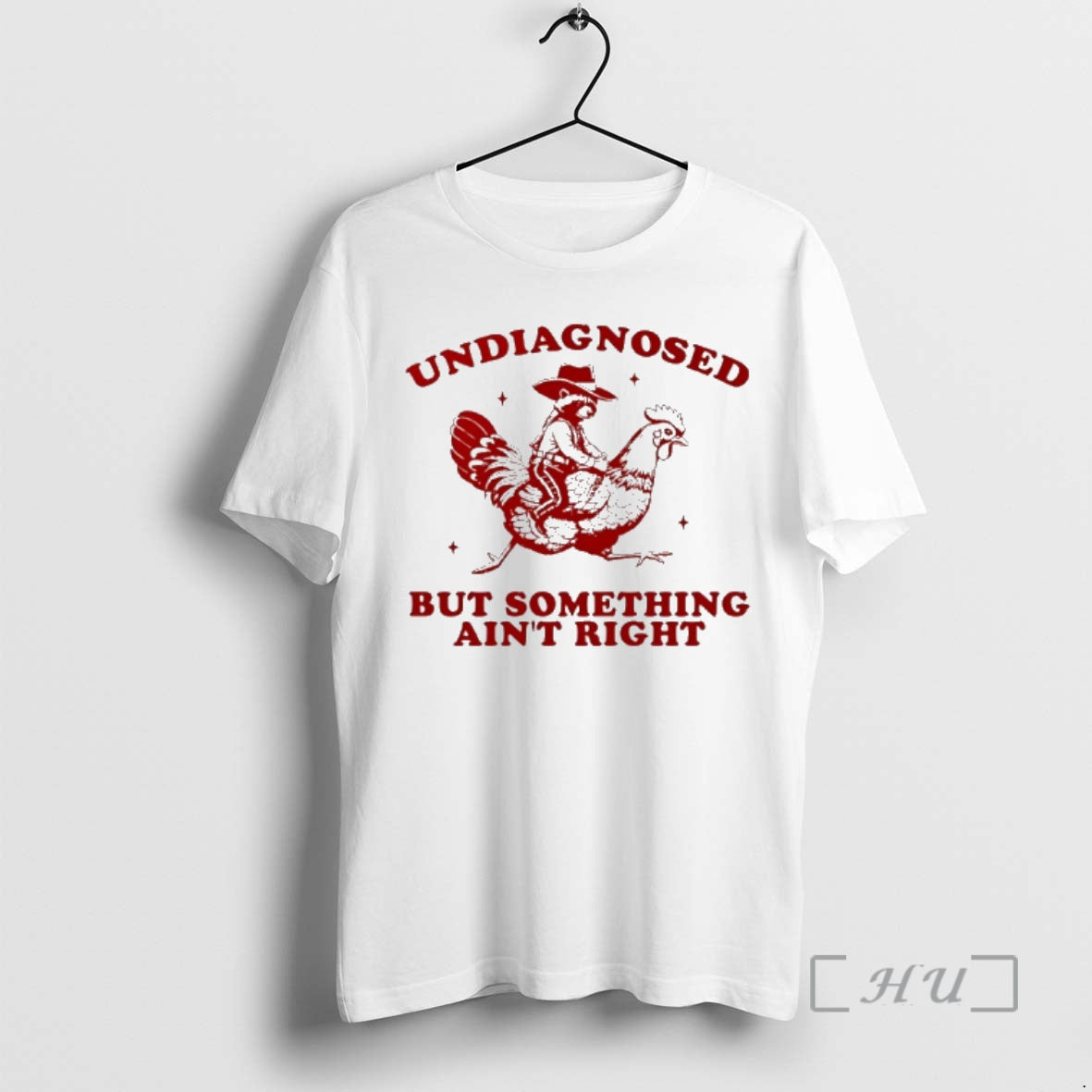 Officials Raccoon Riding Chicken Undiagnosed But Something Aint Right T-Shirts, Hoodie, Sweatshirt | ZylaModa.com
