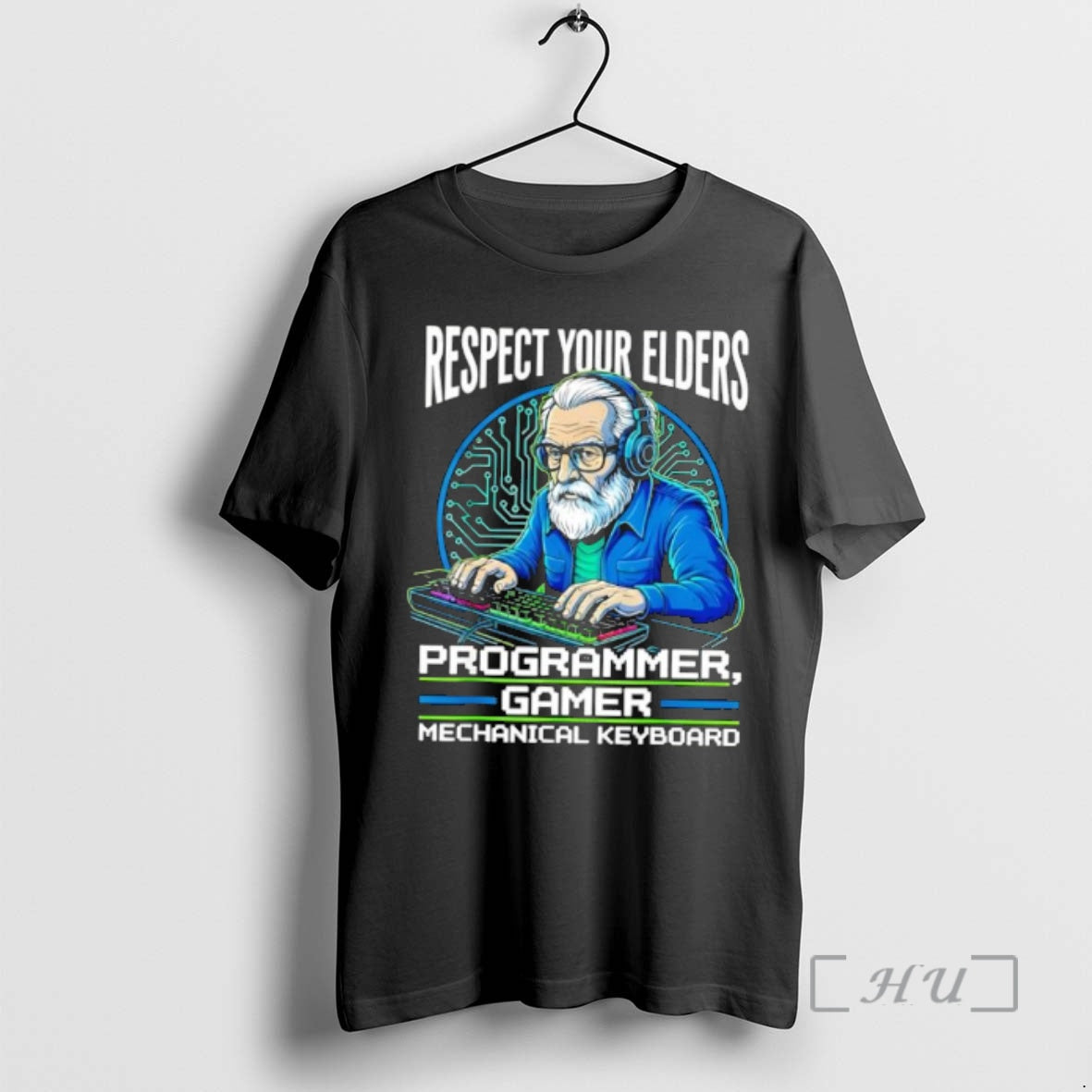 Officials Respect Your Elders Programmer Gamer Mechanical Keyboard T-Shirts, Hoodie, Sweatshirt | ZylaModa.com