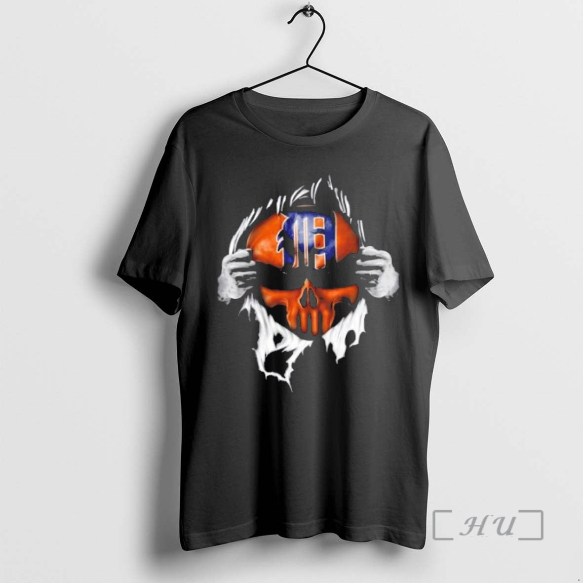 Officials Ripped From The Chest Skull Deep Detroit Tigers Till The Grave Premium T Shirts Hoodie, Sweatshirt | ZylaModa.com