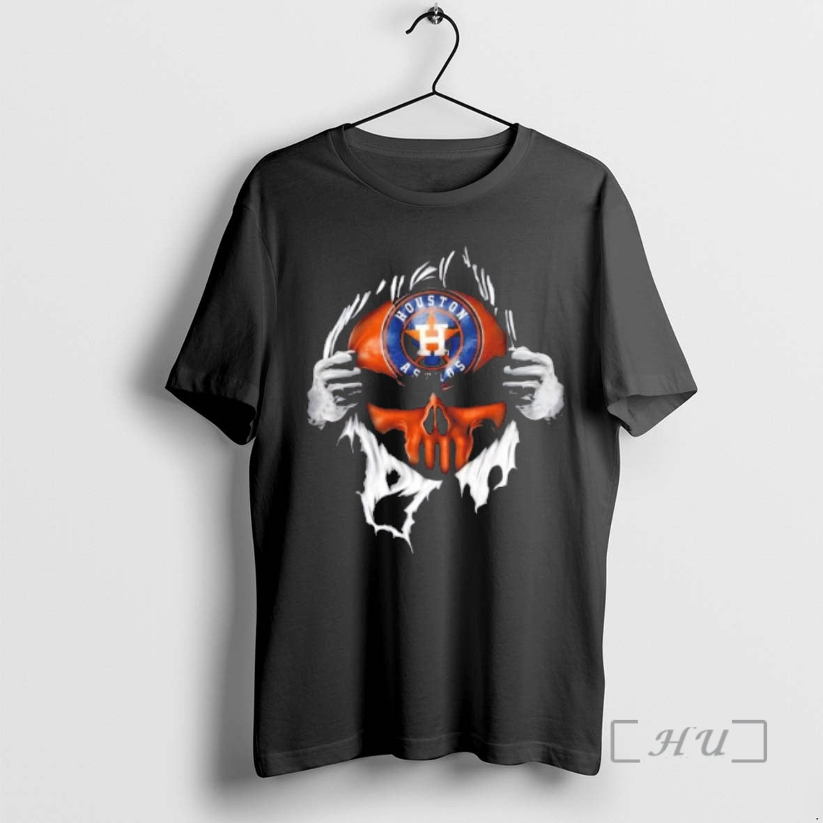 Officials Ripped From The Chest Skull Deep Houston Astros Till The Grave Premium T Shirts Hoodie, Sweatshirt | ZylaModa.com