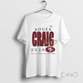 Officials Roger Craig 49ers Class Of 2026 Pro Football Hall Of Fame Logo Premium T-Shirts, Hoodie, Sweatshirt | ZylaModa.com