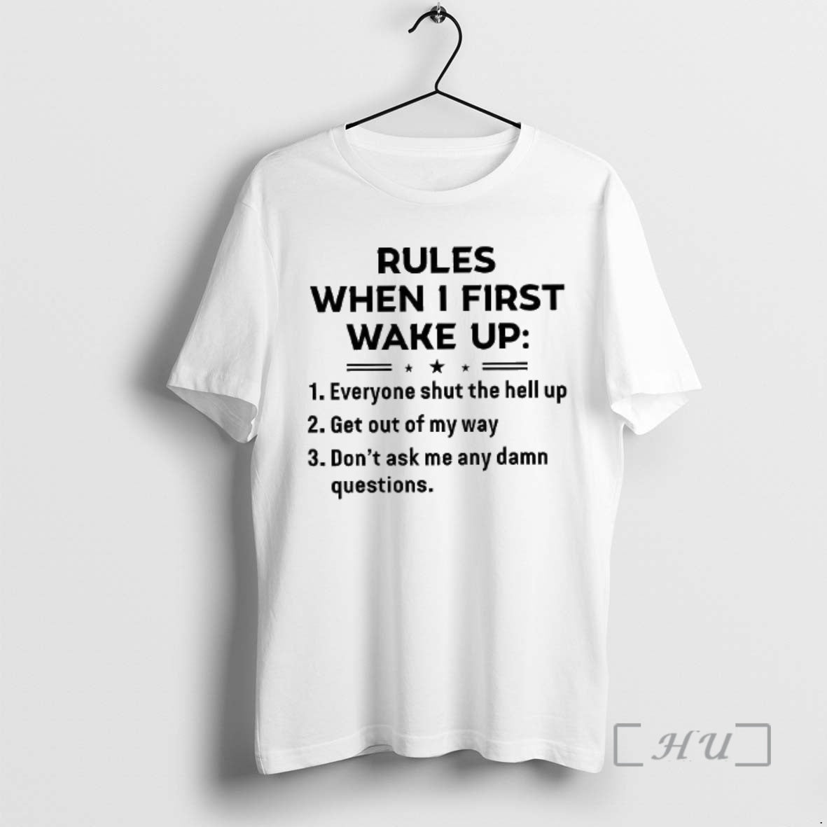 Officials Rules When I First Wake Up Woman T-Shirts, Hoodie, Sweatshirt | ZylaModa.com