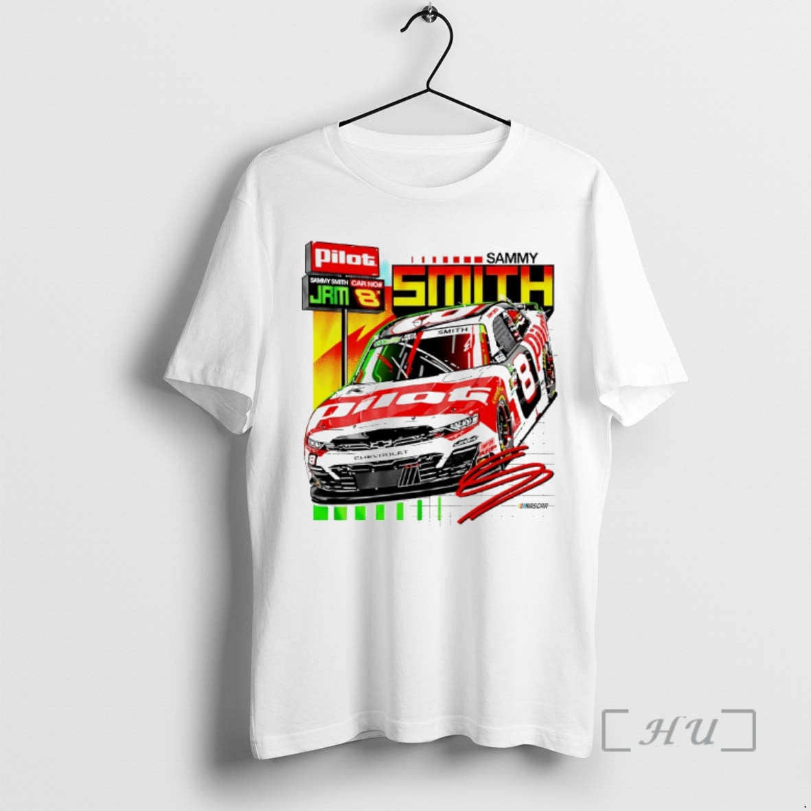 Officials Sammy Smith 8 Pilot Car Cua Jr Motorsports Team Apparel Premium T Shirts Sweater Hoodie, Sweatshirt | ZylaModa.com