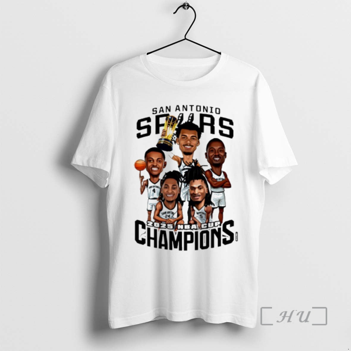 Officials San Antonio Basketball 2025 Nba Cup Champions Caricature T-Shirts, Hoodie, Sweatshirt | ZylaModa.com