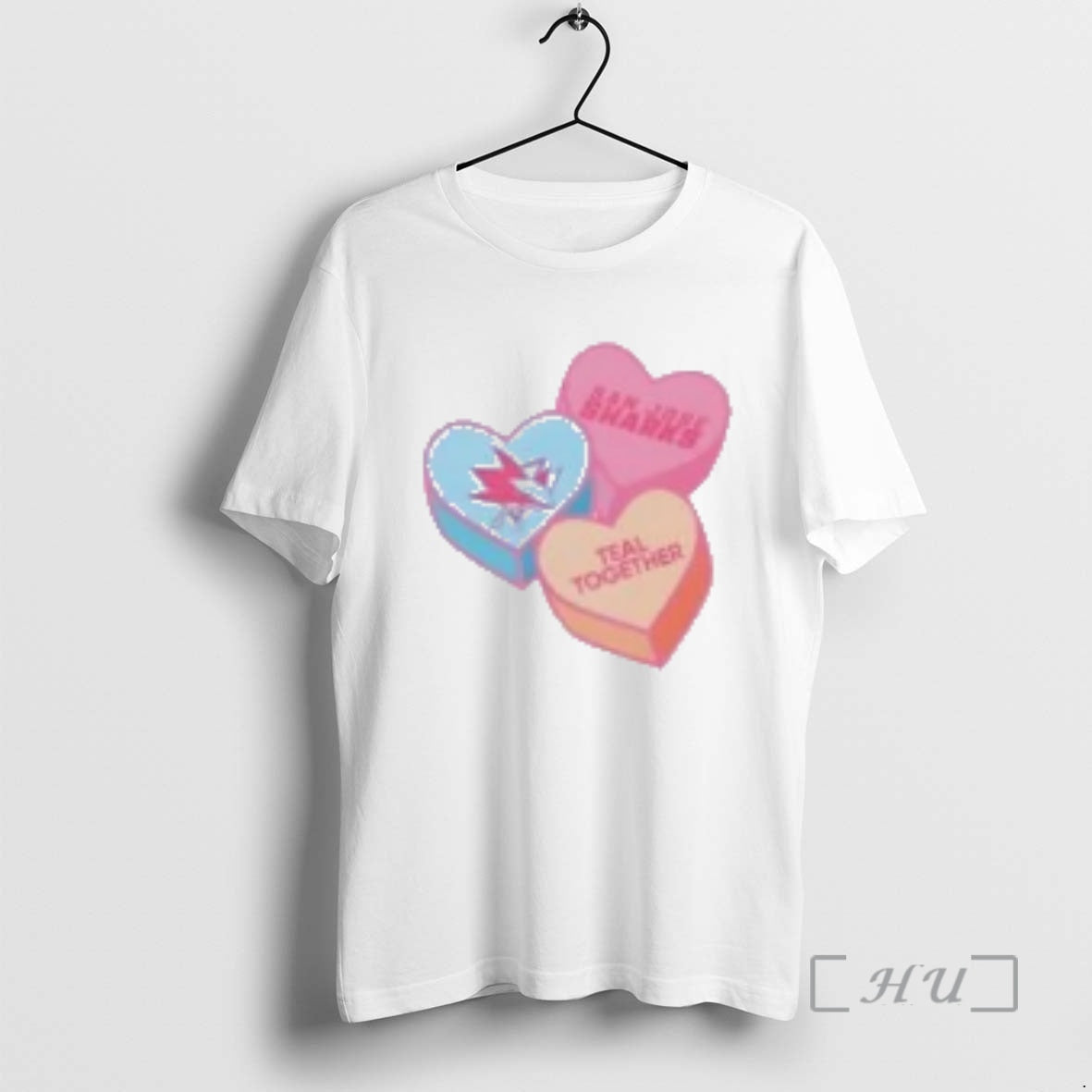 Officials San Jose Sharks Teal Together Candy Heart Valentines Day T-Shirts, Hoodie, Sweatshirt | ZylaModa.com