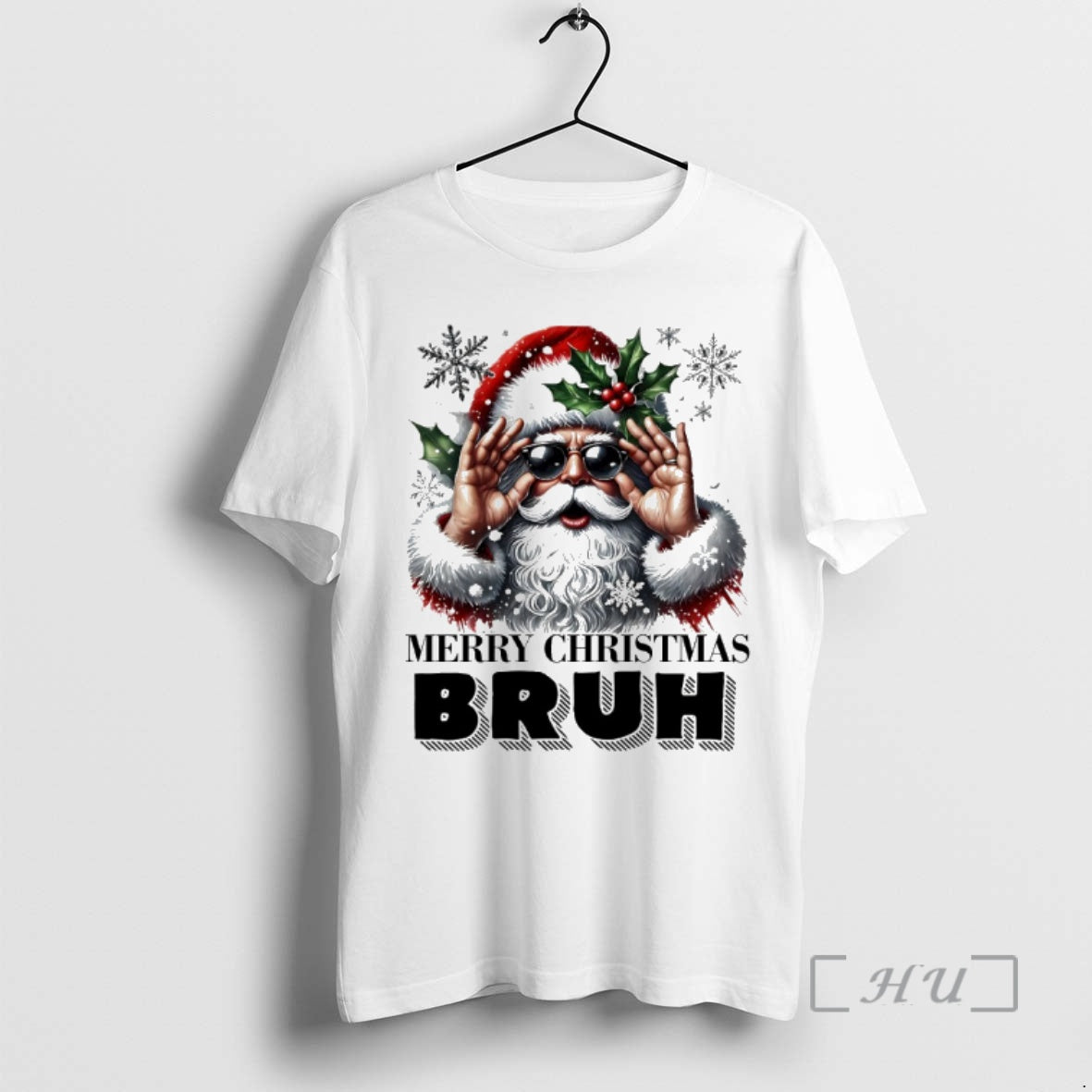 Officials Santa Merry Christmas Bruh T-Shirts, Hoodie, Sweatshirt | ZylaModa.com