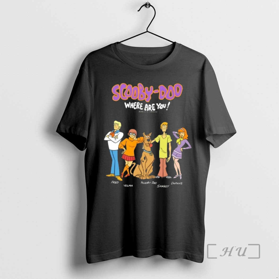 Officials Scooby Doo Where Are You 1970 Shaggy Fred Daphne Velma Cartoon Premium T Shirts Hoodie, Sweatshirt | ZylaModa.com